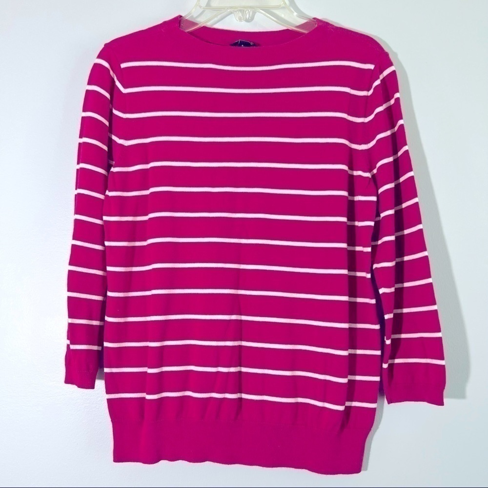 Talbots SP Stripe Blouse